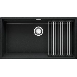 Gros Evier de Cuisine Sous Plan Graphite - 90cm Système - Publicité Gros Evier de Cuisine Sous Plan Graphite - 90cm Système - Publicité