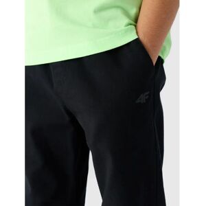 Pantaloni jogger negri pentru băieți - 4F, Casual, Potriviră regulată Pantaloni jogger negri pentru băieți - 4F, Casual, Potriviră regulată