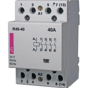 Contacteur modulaire Noname R 40-40 - 40A 4P 230V Contacteur modulaire Noname R 40-40 - 40A 4P 230V