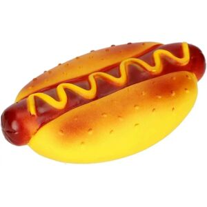Jouet pour chiens Dingo Hot-Dog en vinyle - 15cm - Toutes races - Publicité Jouet pour chiens Dingo Hot-Dog en vinyle - 15cm - Toutes races - Publicité