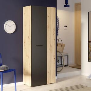 Forte Schuhschrank - Artisan Eiche/Schwarz Forte Schuhschrank - Artisan Eiche/Schwarz