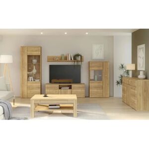 FORTE Akinori Highboard - Mauvella Eiche - 75x140x42cm FORTE Akinori Highboard - Mauvella Eiche - 75x140x42cm