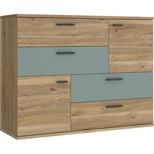 FORTE Skive Sideboard - 4 Schubladen, 2 Türen, FSC Holz, Matt Oberfläche FORTE Skive Sideboard - 4 Schubladen, 2 Türen, FSC Holz, Matt Oberfläche