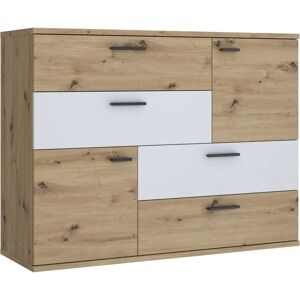 Forte Skive Sideboard - 4 Schubladen, FSC-zertifiziertes Holz Forte Skive Sideboard - 4 Schubladen, FSC-zertifiziertes Holz
