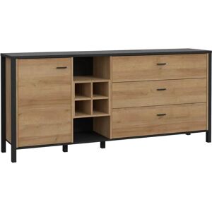 Furniture To Go High Rock - Large Black Oak Sideboard Furniture To Go High Rock - Large Black Oak Sideboard