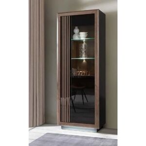 Forte Savona Sideboard - Schwarz / Schlamm Eiche Hochglanz - FSC-zertifiziert Forte Savona Sideboard - Schwarz / Schlamm Eiche Hochglanz - FSC-zertifiziert