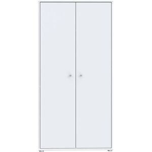 Forte Tempra Weiß Schuh- und Garderobenschrank - Modern, FSC-zertifiziert, 4 Einlegeböden Forte Tempra Weiß Schuh- und Garderobenschrank - Modern, FSC-zertifiziert, 4 Einlegeböden