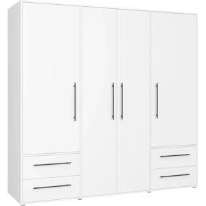 Forte Mokkaris Kleiderschrank - 3/4 Türen, Made in Europe Forte Mokkaris Kleiderschrank - 3/4 Türen, Made in Europe