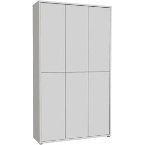 Forte Alice Springs Schuhschrank - 6 Türen, Grau Forte Alice Springs Schuhschrank - 6 Türen, Grau