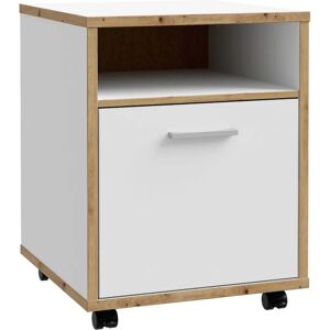 Forte Keflav Weiß Moderner Rollcontainer - Rollwagen Forte Keflav Weiß Moderner Rollcontainer - Rollwagen