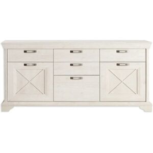 Forte Kashmir Weiß Sideboard - Möbelart Forte Kashmir Weiß Sideboard - Möbelart