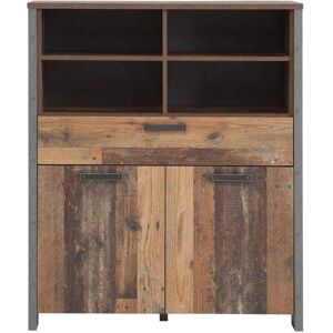 Forte Clif Vintage Graues Sideboard - Sideboard Forte Clif Vintage Graues Sideboard - Sideboard