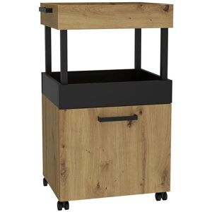 Forte Barschrank - FSC-zertifiziert, modernes Design, 3 Fächer Forte Barschrank - FSC-zertifiziert, modernes Design, 3 Fächer