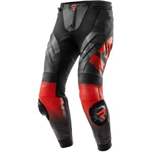 Rebelhorn - Inferno - Negro-Flúor - Tamaño 62 - Pantalón de moto de cuero Rebelhorn - Inferno - Negro-Flúor - Tamaño 62 - Pantalón de moto de cuero