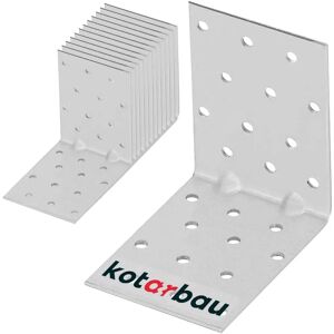 KOTARBAU supports d'angle en acier galvanisé - 80x80x60mm - 90° - Connecteur robuste - Publicité KOTARBAU supports d'angle en acier galvanisé - 80x80x60mm - 90° - Connecteur robuste - Publicité