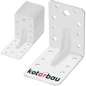 KOTARBAU Connecteur d'Angle en Acier Galvanisé 90x90x65mm - Résistant - Publicité KOTARBAU Connecteur d'Angle en Acier Galvanisé 90x90x65mm - Résistant - Publicité