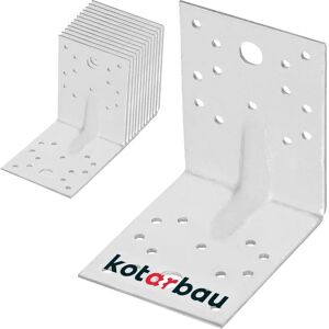 KOTARBAU Connecteur d'angle en acier galvanisé 100x100x80mm - Robuste - Publicité KOTARBAU Connecteur d'angle en acier galvanisé 100x100x80mm - Robuste - Publicité