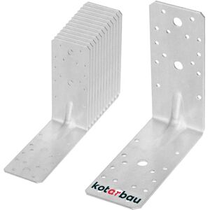 KOTARBAU Support d'angle en acier galvanisé 150x150x65mm - Connecteur robuste pour meubles et construction - Publicité KOTARBAU Support d'angle en acier galvanisé 150x150x65mm - Connecteur robuste pour meubles et construction - Publicité