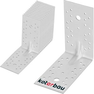 Raccord d'angle en acier KOTARBAU 150x150x80mm - Résistant, Galvanisé - Publicité Raccord d'angle en acier KOTARBAU 150x150x80mm - Résistant, Galvanisé - Publicité