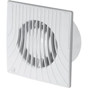 Awenta White 100mm Wall-Mounted Exhaust Fan - Bathroom & Kitchen Awenta White 100mm Wall-Mounted Exhaust Fan - Bathroom & Kitchen
