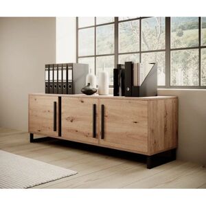ADRK Mobilier - Commode - Buffet bas avec 3 portes - Mobilier - Publicité ADRK Mobilier - Commode - Buffet bas avec 3 portes - Mobilier - Publicité
