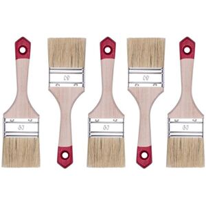 HARDY WORKING TOOLS Ensemble de 5 pinceaux - 60 mm - Manche en bois - Série 40 - Publicité HARDY WORKING TOOLS Ensemble de 5 pinceaux - 60 mm - Manche en bois - Série 40 - Publicité