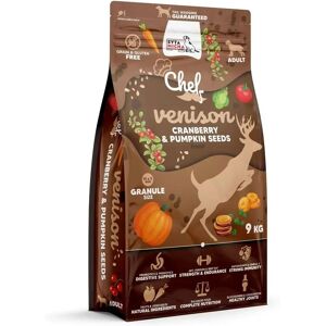 Syta Micha Chef Venaison aux airelles et graines de citrouille - Nourriture sèche pour chiens - 9kg - Publicité Syta Micha Chef Venaison aux airelles et graines de citrouille - Nourriture sèche pour chiens - 9kg - Publicité