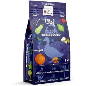 Syta Micha Chef Canard - Baies et Épinards - Nourriture sèche pour chiens - 9Kg - Publicité Syta Micha Chef Canard - Baies et Épinards - Nourriture sèche pour chiens - 9Kg - Publicité