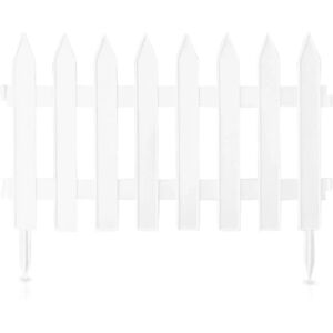 Clôture de jardin Garden Classic Blanc 3,5m Prosperplast - Publicité Clôture de jardin Garden Classic Blanc 3,5m Prosperplast - Publicité