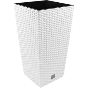 Prosperplast Donica Rato Square - Resistente a la Intemperie, Inserto Removible, Diseño Moderno - Maceta Prosperplast Donica Rato Square - Resistente a la Intemperie, Inserto Removible, Diseño Moderno - Maceta