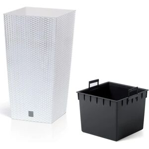 Prosperplast Rato Square plantenbak - Wit, 50cm Prosperplast Rato Square plantenbak - Wit, 50cm
