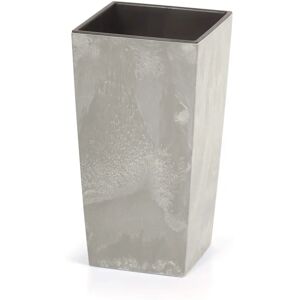 PROSPERPLAST Urbi Square Bloempot - Grijs - 40x40x75cm PROSPERPLAST Urbi Square Bloempot - Grijs - 40x40x75cm