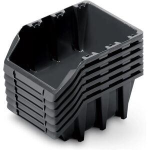 Kistenberg Storage Bin Set - Black & Red - Stackable Kistenberg Storage Bin Set - Black & Red - Stackable