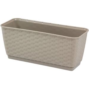 Prosperplast Properplast Ratolla Pot - 3L - Mocca - Pot de Plante - Publicité Prosperplast Properplast Ratolla Pot - 3L - Mocca - Pot de Plante - Publicité