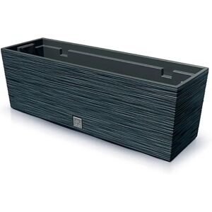 Prosperplast FURU antracite planter - 12L, 58x18x19.5cm Prosperplast FURU antracite planter - 12L, 58x18x19.5cm