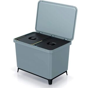 System Recyklingu Keden - 2x23L Szary - Oszczędność miejsca System Recyklingu Keden - 2x23L Szary - Oszczędność miejsca