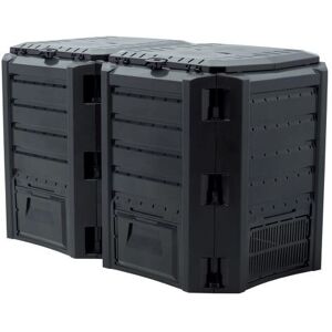 Prosperplast Compogreen 800L Negro - Compostera Prosperplast Compogreen 800L Negro - Compostera