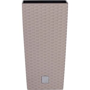 URBN Living H55cm Square Rattan Tall Large Plant Pot - Plant Type URBN Living H55cm Square Rattan Tall Large Plant Pot - Plant Type