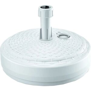 URBN Living White Round 10L 12L Rattan Plastic Parasol Base URBN Living White Round 10L 12L Rattan Plastic Parasol Base