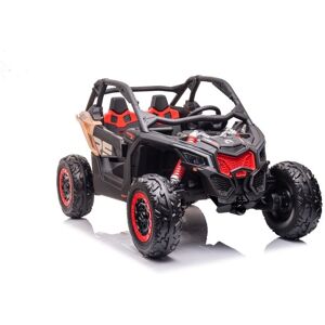 Lean Toys Elektrisch kinderauto - Buggy - 48V - Tot 8 km/h - Zwart Rood Lean Toys Elektrisch kinderauto - Buggy - 48V - Tot 8 km/h - Zwart Rood