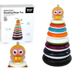 Piramida Edukacyjna z Pierścieniami od Lean Toys Piramida Edukacyjna z Pierścieniami od Lean Toys