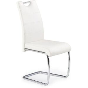 Halmar K211 Biała tapicerowana krzesło - Jadalnia i salon Halmar K211 Biała tapicerowana krzesło - Jadalnia i salon