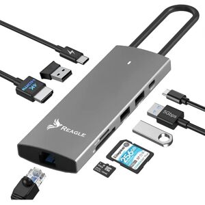 REAGLE - - HDMI 4K 60Hz - USB-C PD 100W - USB Hub REAGLE - - HDMI 4K 60Hz - USB-C PD 100W - USB Hub