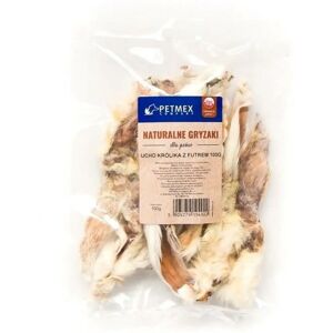 Casse-croûte pour chiens Petmex Oreille de lapin avec pelage - Friandise - Publicité Casse-croûte pour chiens Petmex Oreille de lapin avec pelage - Friandise - Publicité