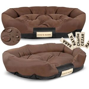 Generic - Oval Waterproof Dog Bed 115x95 - Brown - XL - Dog Bed Generic - Oval Waterproof Dog Bed 115x95 - Brown - XL - Dog Bed