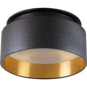 Kanlux Govik Einbaustrahler schwarz gold für GU10 oder GX5,3 Kanlux Govik Einbaustrahler schwarz gold für GU10 oder GX5,3