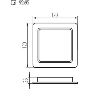 Kanlux 36516 Luminaire LED de Plafond - 900 lm, 120°, Blanc - Publicité Kanlux 36516 Luminaire LED de Plafond - 900 lm, 120°, Blanc - Publicité