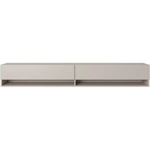 Meuble TV Murale Selsey Mirrgo - 200cm - Taupe Meuble TV Murale Selsey Mirrgo - 200cm - Taupe