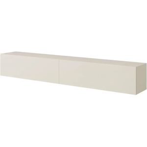 Selsey Bisira - Nowoczesny mebel RTV - 200 cm - Taupe (szary-beżowy) - Elegancki i z Zamkiem Selsey Bisira - Nowoczesny mebel RTV - 200 cm - Taupe (szary-beżowy) - Elegancki i z Zamkiem