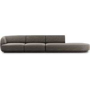 Micadoni Home 4-zits Bank - grijs - rechts - Bank Micadoni Home 4-zits Bank - grijs - rechts - Bank